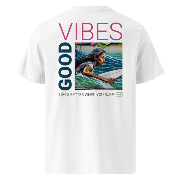 surfer girl street art - unisex eco T-Shirt